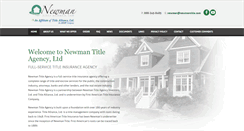 Desktop Screenshot of newmantitle.com