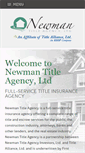Mobile Screenshot of newmantitle.com